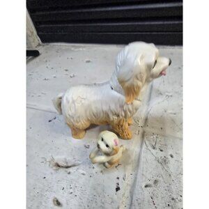 Rare HTF Barbie Doll House Sized 6" long Posable Magnetic Mom Baby dog puppy lot